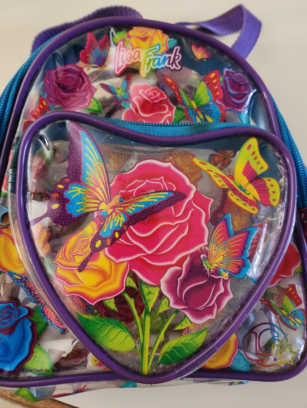 Vintage Lisa Frank Kids Backpack